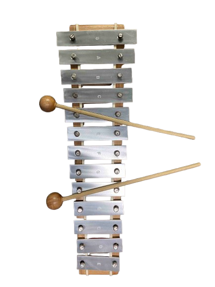 Legato Xylophone Musical Instrument, 13 Note Xylophone, Portable and Durable, G to E Range