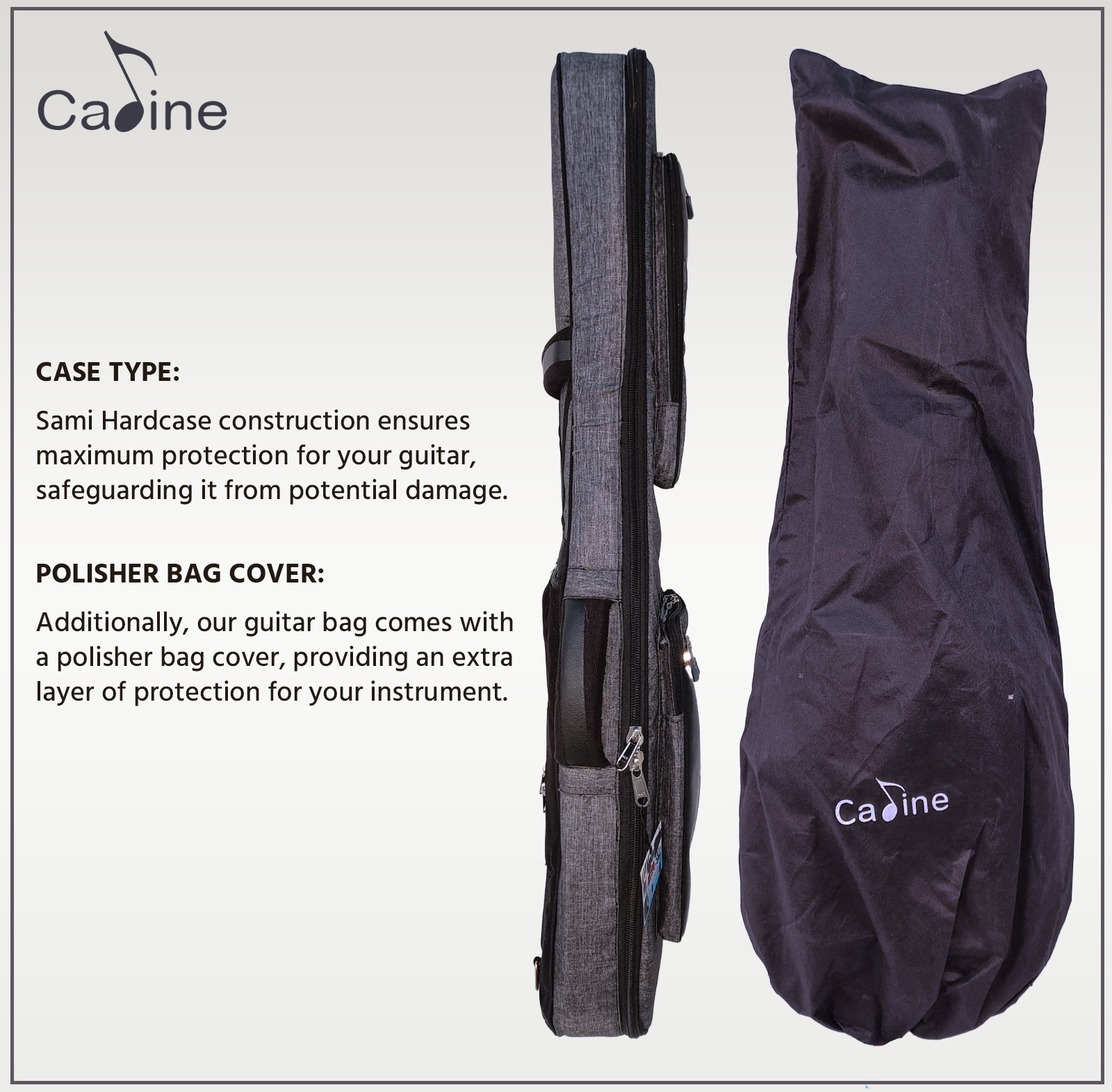 Cadine Electric Guitar Bag (Grey)