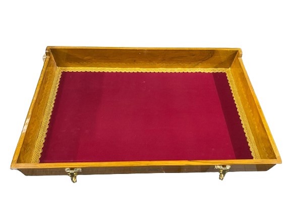 Legato - 3 3/4 Octave 9 Scale Changer (with Coupler) Box Portable Harmonium with 3 set of Palitana Mohanlal Reeds, Oak Color